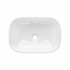 Invena Vitoria, keramické umývadlo na dosku 455x320x135 mm, biela lesklá, INV-CE-48-001-W