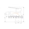 Invena Esla, bidetová batéria, chrómová, INV-BB-94-001-L