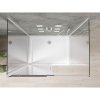 Mexen Omega, 3-stenový sprchovací kút s posuvnými dverami 120 (dvere) x 80 (stena) x 190 cm, 8mm číre sklo, chrómový profil + biela sprchová vanička SLIM, 825-120-080-01-00-3S-4010