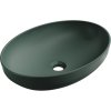 Mexen Cornelia, umývadlo na dosku 50 x 36 cm, tmavá zelená matná, 21885047