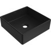 Mexen Goya, umývadlo na dosku 35 x 35 cm, čierna matná, 22183585