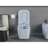 Mexen Teo, závesné WC Rimless s WC doskou slim, duroplast, šedá-modrá matná, 30854069