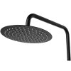 Rea Vincent, sprchový set s termostatickou batériou a dažďovou hlavicou 25cm, čierna matná, REA-P6600