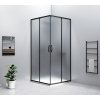 Gelco, SIGMA SIMPLY BLACK sprchové dvere posuvné pre rohový vstup 1000 mm, číre sklo, GS2110B