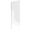 Mexen Next, vaňová zástena 1-krídlová 70 x 150 cm, fixné krídlo, 6 mm námraza sklo, chrómový profil, 895-070-000-00-30-01