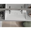 Mexen Ava, umývadlo na dosku z konglomerátu 2/O 100 x 46 cm, biela, 23011002
