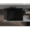 Mexen Poli, umývadlo na dosku z konglomerátu 1/O 60 x 48 cm, čierna matná, 23026071