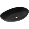 Mexen Nora, umývadlo na dosku z konglomerátu 60 x 38 cm, čierna matná, 23056071