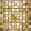 Tutumi, sklenená-keramická mozaika 30x30 cm 322154, zlatá lesklá, HOM-01102
