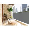 Bluegarden, vodeodolný balkónový poťah 0,8x5 m PE, šedý, OGR-00660