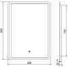 Mexen Zusa, LED kúpeľňové zrkadlo s podsvietením 60x80 cm, 6000K, ochrana proti zahmlievaniu, 9808-060-080-611-00