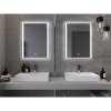 Mexen Zusa, LED kúpeľňové zrkadlo s podsvietením 60x80 cm, 6000K, ochrana proti zahmlievaniu, 9808-060-080-611-00
