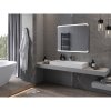 Mexen Nida, LED kúpeľňové zrkadlo s podsvietením 100x80 cm, 6000K, ochrana proti zahmlievaniu, 9806-100-080-611-00