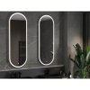 Mexen Bono, LED kúpeľňové zrkadlo s podsvietením 55 x 155 cm, 6000K, ochrana proti zahmlievaniu, 9816-055-155-611-00