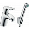 Hansgrohe Focus E2, Súprava pákovej batérie 70 s bidetovou spŕškou a sprchovou hadicou, chrómová, 31926000