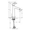 Hansgrohe Talis S, páková umývadlová batéria 190 bez odtokovej súpravy, chrómová, HAN-72032000