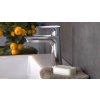 Hansgrohe Talis E, umývadlová batéria 110 s odtokovou súpravou s ťahadlom, kefovaný bronz, HAN-71710140