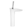 Hansgrohe PuraVida, páková umývadlová batéria 200 s odtokovou súpravou Push-Open, biela/chrómová, HAN-15081400