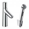 Hansgrohe Talis Select S, umývadlová batéria 100 s ručnou sprchou Bidette, chrómová, 72291000