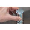 Hansgrohe Talis Select S, umývadlová batéria 190 s výpustom, ovládanie tlačidlom, chrómová, HAN-72044000