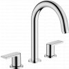 Hansgrohe Vernis Shape, umývadlová batéria s výpustom, 3-otvorová inštalácia, chrómová, HAN-71563000