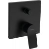 Hansgrohe Vivenis, vaňová batéria pod omietku, 2 výstupy, čierna matná, HAN-75416670
