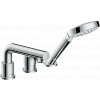 Hansgrohe Talis S, trojotvorová vaňová batéria, chrómová, 72416000