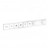 Hansgrohe RainSelect, batéria pod omietku na 5 spotrebičov, matná biela, HAN-15384700