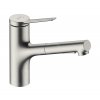 Hansgrohe Zesis M33, drezová batéria 150, s výsuvnou spŕškou, vzhľad nerezový, HAN-74800800