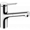 Hansgrohe Zesis M33, drezová batéria 150, s výsuvnou spŕškou, sBox lite, chrómová, 74803000