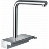 Hansgrohe M81, drezová batéria Aquno Select s výsuvnou koncovkou a plochým sprchovým prúdom, sBox, chrómová, 73830000