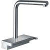Hansgrohe M81, drezová batéria Aquno Select s výsuvnou koncovkou a plochým sprchovým prúdom, sBox, chrómová, HAN-73830000