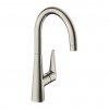 Hansgrohe Talis M51, páková drezová batéria 260 s otočným výtokom, vzhľad nerezový 72810800