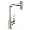 Hansgrohe M71, drezová batéria M7117-H320 s výsuvnou spŕškou, sBOX, vzhľad nehrdzavejúcej ocele, HAN-73816800