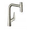 Hansgrohe Talis Select M51, drezová batéria s výsuvnou spŕškou, vzhľad nerezový 72824800