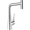 Hansgrohe M71, drezová batéria Metris Select s výsuvnou koncovkou, sBox, EcoSmart, chrómová, HAN-73807000