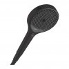 Hansgrohe Rainfinity, ručná sprchová hlavica 130 3-funkčná, čierna matná, HAN-26864670