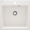 Deante Evora, 1-komorový granitový drez 500x500x216 mm, biela, DEA-ZQJ_A103