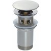 Deante Click-Clack, univerzálna umývadlová odtoková zátka s kovovým puzdrom, oceľová, DEA-NHC_F10U