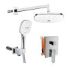 Mereo, Sprchový set s dvojcestnou podomietkovú batérií, MER-CB650SM1