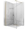 Rea Aero, sprchová zástena Walk-in 120x195 cm, 8mm číre sklo, zlatá matná profil, REA-K4702