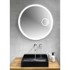 Sapho, FLOAT okrúhle LED podsvietené zrkadlo, ø 90 cm, kozm.zrkadlo, IR senzor, 3500-6500°K, biely, FT900