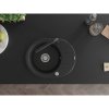 Mexen Kevin, 1-komorový granitový drez 586x458x190 mm a drezová batéria Duero, čierna, 6517-77-671600-70