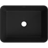 Mexen Catia, umývadlo na dosku 48x37x14 cm, čierna matná-strieborný vzor, 21314873