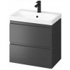 CERSANI szafka z umywalka MODUO SLIM 60 antracyt