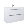 Elita Look, umývadlová skrinka 100x45x64 cm 2S PDW, biela lesklá, ELT-167085