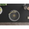 Mexen Diego, 1-komorový granitový drez 488x488x167 mm a drezová batéria Duo, šedá, 6512-71-671701-57-G