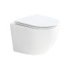 Mereo, WC závesné kapotované, Smart Flush RIMLESS, 495x360x370, keramické, vr. sedátka CSS113S, MER-VSD82T1