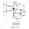 Grohe Eurosmart - Umývadlová batéria s výpustom, chróm 23322001