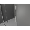 Mexen Velar, posuvné dvere do otvoru 100x200 cm, 8mm číre sklo, chrómový profil, 871-100-000-01-01